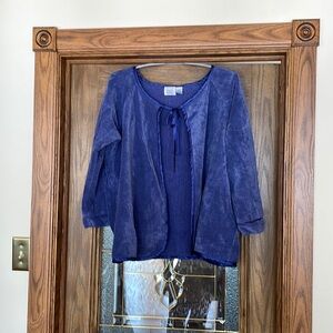 Only Necessities Purple Bed Jacket Robe